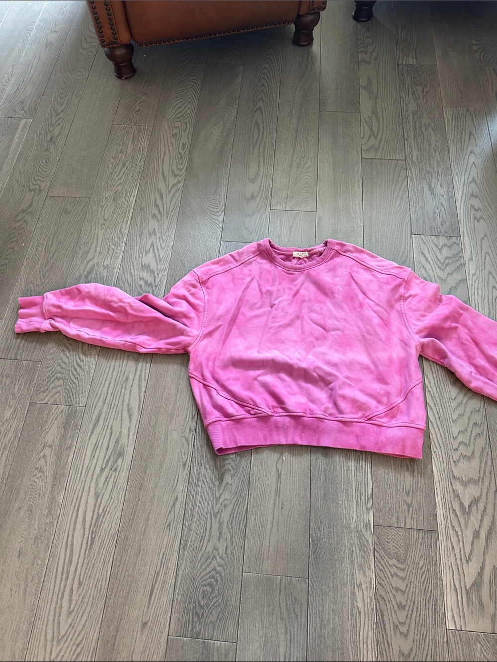 rag & bone Bright Pink Crewneck Sweatshirt